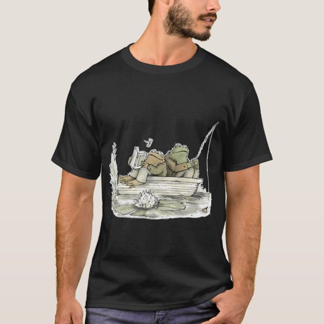 Camiseta Sapo E Toad Pescando (Frente)