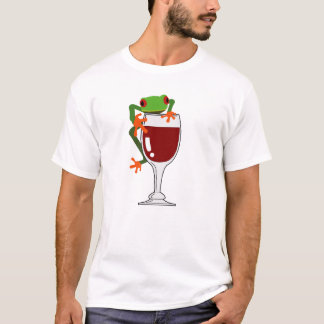 Camiseta Sapo e vinho