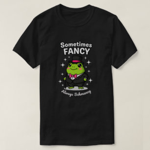 Camiseta Sapo Elegante e Chique com Cartola e Terno