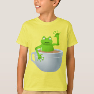 Camiseta Sapo em um chá
