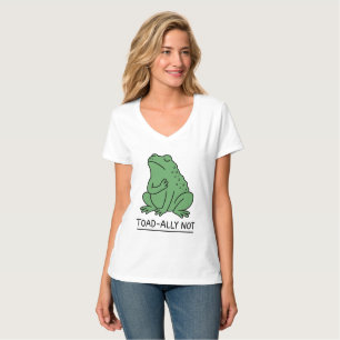 Camiseta Sapo Engraçado Aliado Não Rã