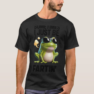 Camiseta Sapo Engraçado - Às Vezes Eu Estou Só Peidando