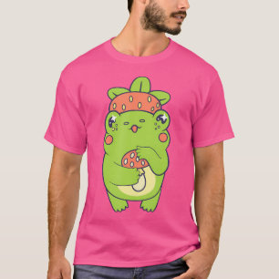 Camiseta Sapo Engraçado Cottagecore Estético Cute Kawaii Fo