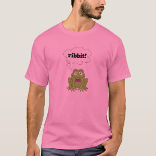 Camiseta sapo engraçado dizendo coaxar