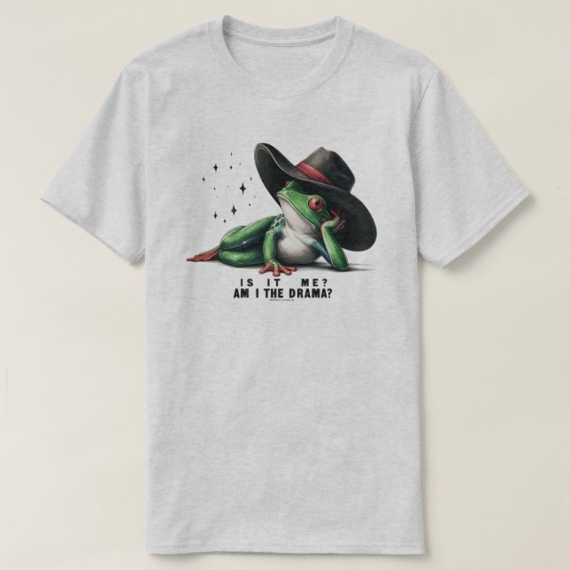 Camiseta Sapo Engraçado e Sarcástico Citação Gráfica (Frente do Design)