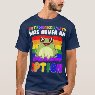 Camiseta Sapo engraçado LGBT Bandeira Arco-íris Orgulho Sap