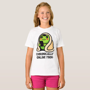 Camiseta Sapo engraçado meme cronicamente online