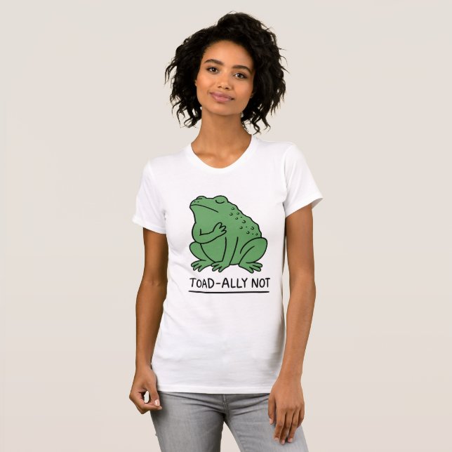 Camiseta Sapo engraçado, não rã (Frente Completa)