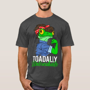 Camiseta Sapo Engraçado Presente Totalmente Inquebrável