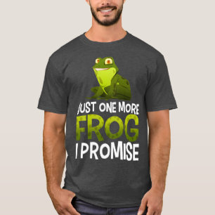 Camiseta Sapo Engraçado Só Mais Um Sapo Que Prometo Dotar