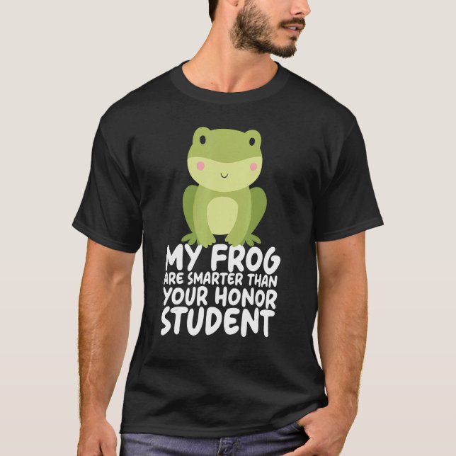Camiseta Sapo exótico de girino de herpetologia animal (Frente)