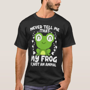 Camiseta Sapo exótico de herpetologia do girino animal