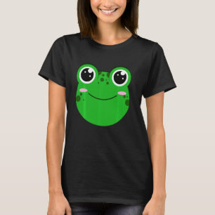 Camiseta Sapo Face Verdadeiro Sapo Anfíbio Verde Rã Tadpol