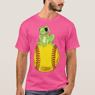 Camiseta Sapo Fastpitch Softball Engraçado
