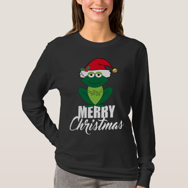 Camiseta Sapo Feliz de Natal (Frente)