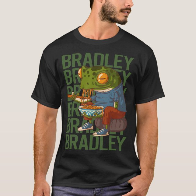 Camiseta Sapo Feliz - Nome Bradley (Frente)