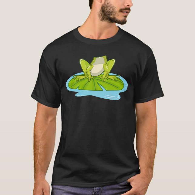 Camiseta Sapo, Figurino Animal Fofo, Crianças de Halloween  (Frente)