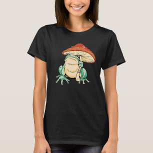 Camiseta Sapo Fofo com Guarda-chuva de Cogumelo Countrycore