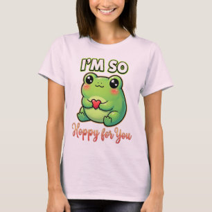 Camiseta Sapo fofo de Dia dos Namorados – Estou tão Saltita