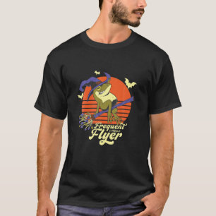 Camiseta Sapo Frequente De Bruxas Engraçadas Folhas Andando