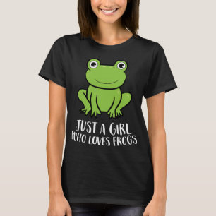 Camiseta Sapo Garota Eu Gosto Muito De Sapos Engraçados Sap