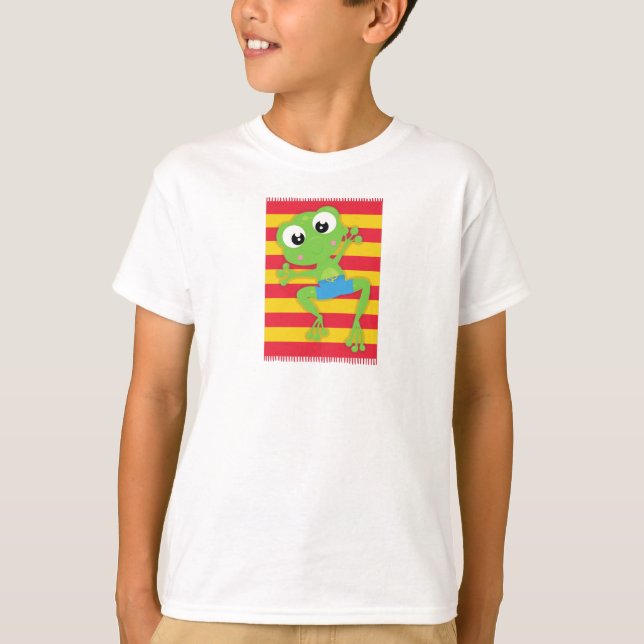 Camiseta Sapo giro, Sapo pequeno, Sapo verde, Torre de prai (Frente)
