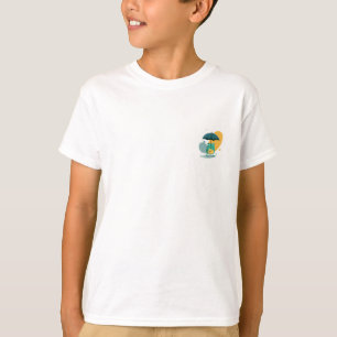 Camiseta Sapo Gordinho Sob Guarda-Chuva Infantil