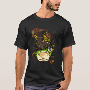 Camiseta Sapo Gótico Steampunk Face de Animal Mecânico Herp