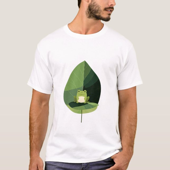 Camiseta Sapo Guardião da Folha (Frente)