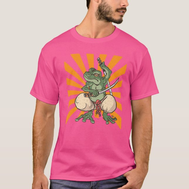Camiseta Sapo guerreiro Samurai (Frente)