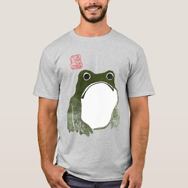 Camiseta Sapo Indecente Japonês Fez século XIX (Frente)