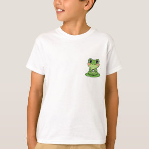 Camiseta Sapo Infantil de Café Aconchegante