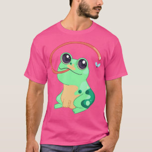 Camiseta Sapo Inseto Voo Catador Longa Língua Verde De
