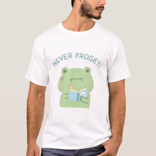 Camiseta Sapo Irritado Nunca Esquece O Livro De Vingança