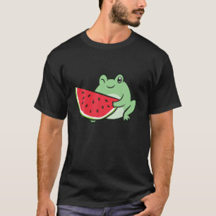 Camiseta Sapo Kawaii Melancia Sapo de Watermelon Summer