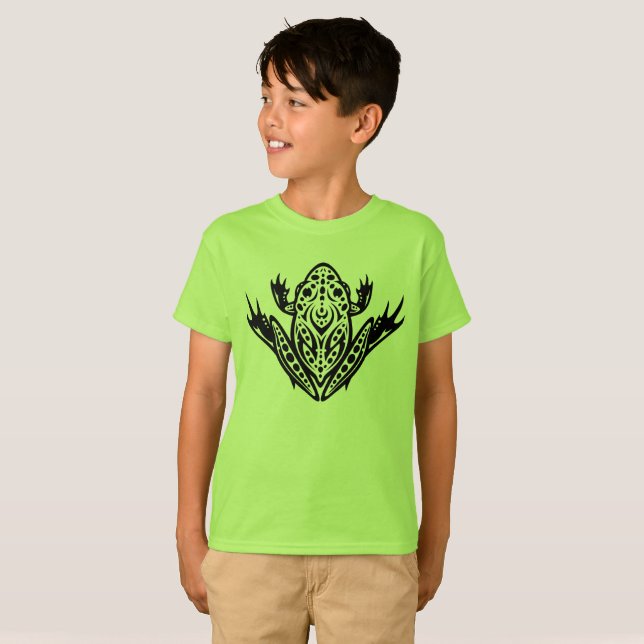 Camiseta Sapo Leopardo Tribal (Frente Completa)