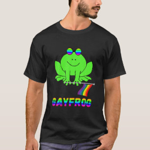 Camiseta Sapo LGBT Orgulho LGBT Arco-Íris Arco-Íris Dera 