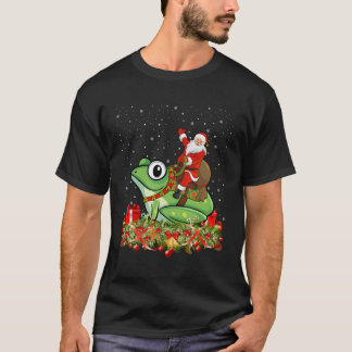 Camiseta Sapo Lover Xmas Gift Papais noeis Andando Sapo Par