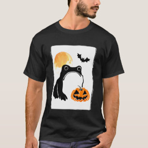 Camiseta Sapo Mal-Humorado Arte Japonesa Homens Mulheres Cr