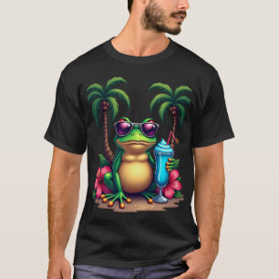 Camiseta Sapo Mal-Humorado Y2K Retro 2000s Sapo Vaporwave T