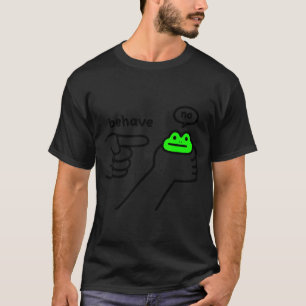 Camiseta Sapo Meme Desonesto Se Comporta Não Sapo Meme Engr