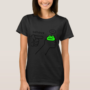 Camiseta Sapo Meme Desonesto Se Comporta Sem Sapo Meme Engr