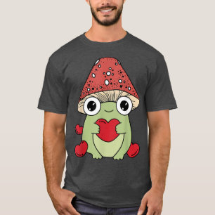 Camiseta Sapo Mushroom Goblincore Cottagecore Teto Estético
