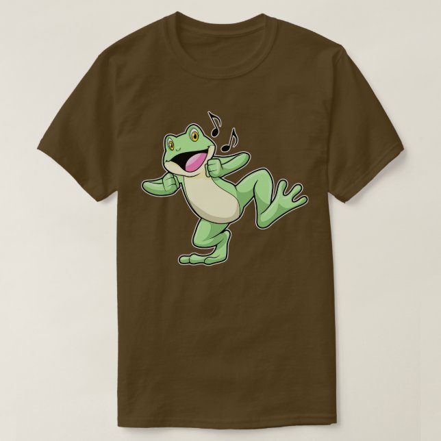 Camiseta Sapo Music Dance (Frente do Design)