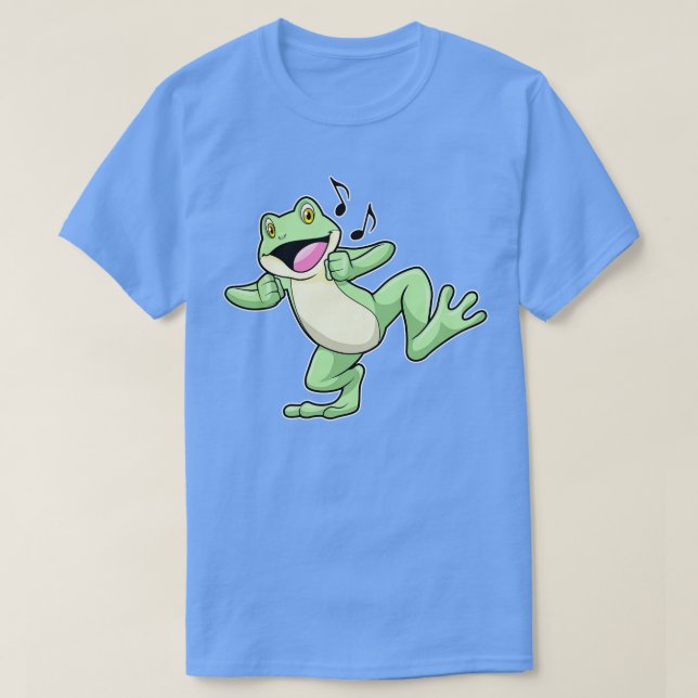 Camiseta Sapo Music Dance (Frente do Design)