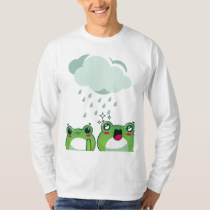 Camiseta sapo na inundação
