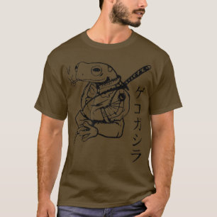 Camiseta Sapo Ninja Samurai Japão Espada Asiática Luta
