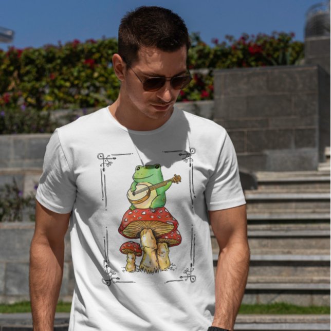 Camiseta Sapo No Cogumelo (Criador carregado)