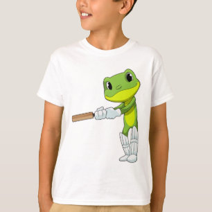 Camiseta Sapo no Cricket com morcego de Cricket