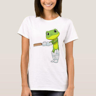 Camiseta Sapo no Cricket com morcego de Cricket